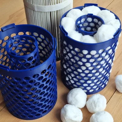 Vỏ bộ lọc hồ bơi cho bóng lọc, thay thế cho lọc lá (lamella)