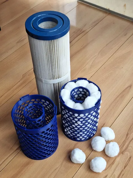 Vỏ bộ lọc hồ bơi cho bóng lọc, thay thế cho lọc lá (lamella) - Image 3