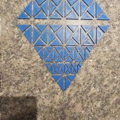 Họa tiết hình kim cương cho vải