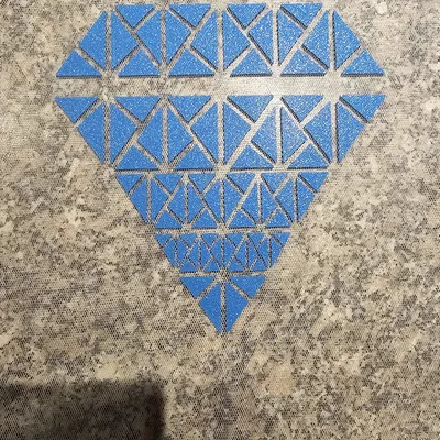 Họa tiết hình kim cương cho vải