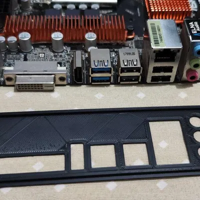 I/O Shield thay thế cho mainboard ASRock H110M HDS (In 3D)