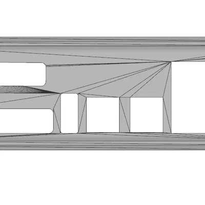 Miếng chặn cổng IO cho mainboard Asrock H110M-HDV (3D Print)