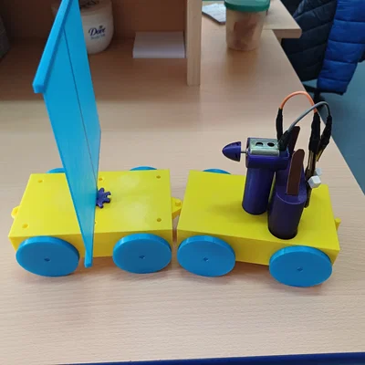 Xe đẩy Newton - Dụng cụ thí nghiệm Định luật 3 Newton