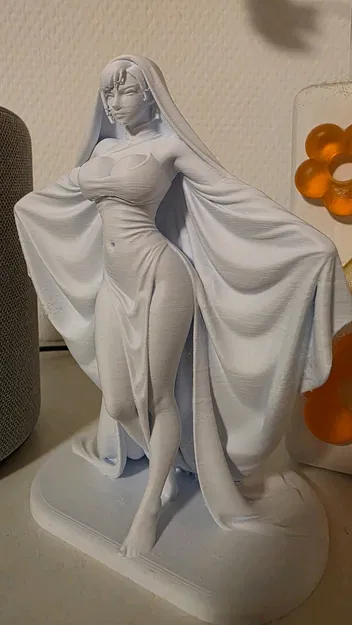 Mô hình 3D thiên thần quyến rũ trong dải lụa - Confidence Angel in Silk - Image 2