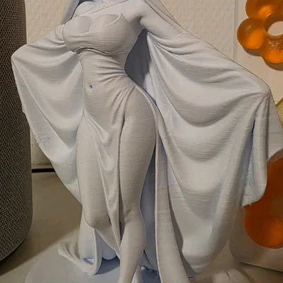 Mô hình 3D thiên thần quyến rũ trong dải lụa - Confidence Angel in Silk