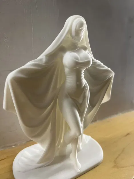 Mô hình 3D thiên thần quyến rũ trong dải lụa - Confidence Angel in Silk - Image 3