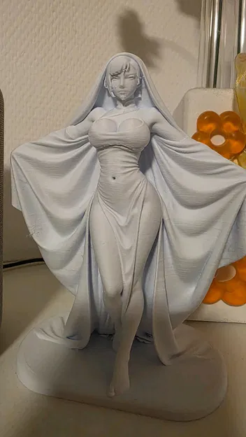 Mô hình 3D thiên thần quyến rũ trong dải lụa - Confidence Angel in Silk - Image 4