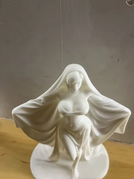 Mô hình 3D thiên thần quyến rũ trong dải lụa - Confidence Angel in Silk - Image 5