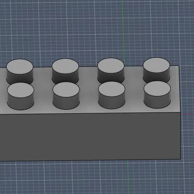 Mô hình gạch nhựa lắp ráp (Lego Brick) in 3D