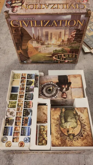 Bộ khay đựng (Insert) cho Sid Meier’s Civilization (2010) và tất cả bản mở rộng - Image 1