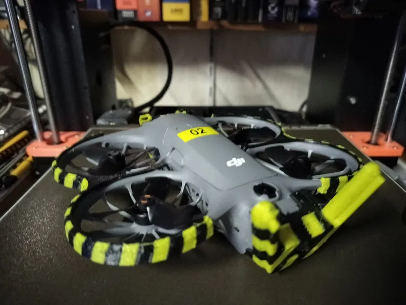 Bộ bảo vệ DJI Neo 2 Armour - Phụ kiện in 3D sọc vằn chống va đập - Image 2