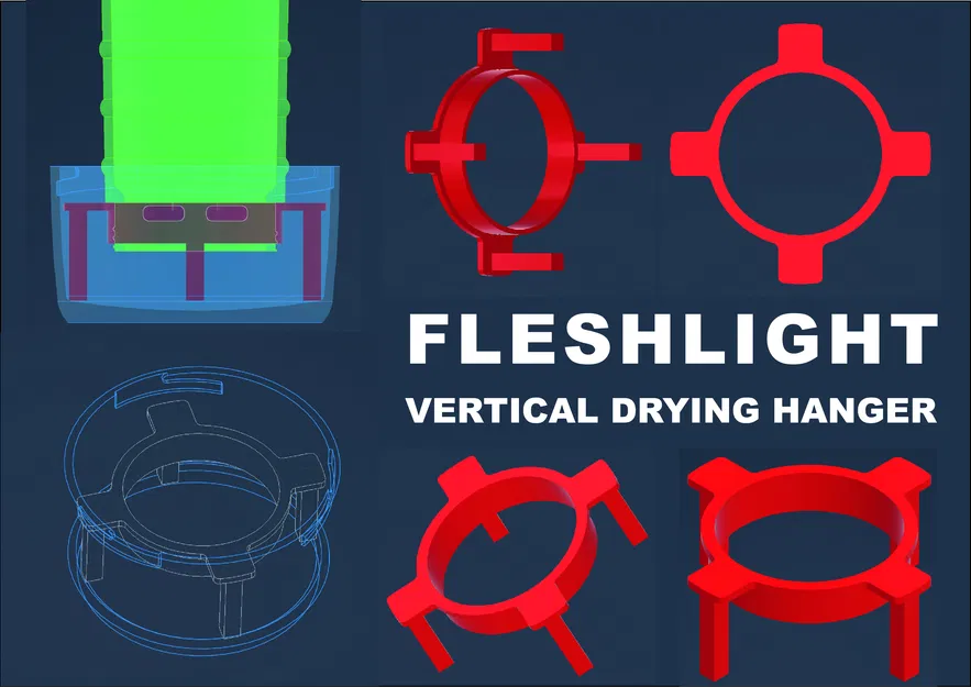 GIÁ TREO DỌC FLESHLIGHT - DỄ DÀNG LÀM KHÔ - Image 1