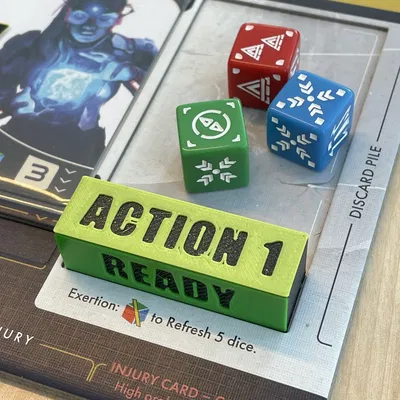 ISS Vanguard - Token đánh dấu Section và lượt chơi