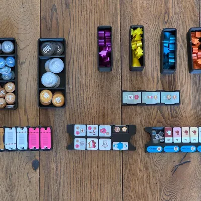 Bộ khay tổ chức bàn chơi The Gallerist (Board Game Organizer)