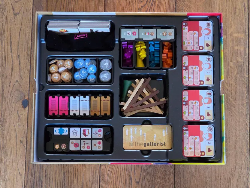 Bộ khay tổ chức bàn chơi The Gallerist (Board Game Organizer) - Image 3
