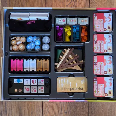 Bộ khay tổ chức bàn chơi The Gallerist (Board Game Organizer)