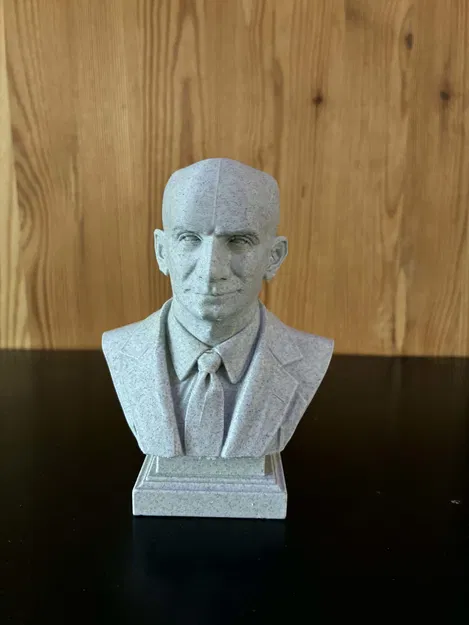 Tượng bán thân Louis Germain David de Funès de Galarza - Image 2