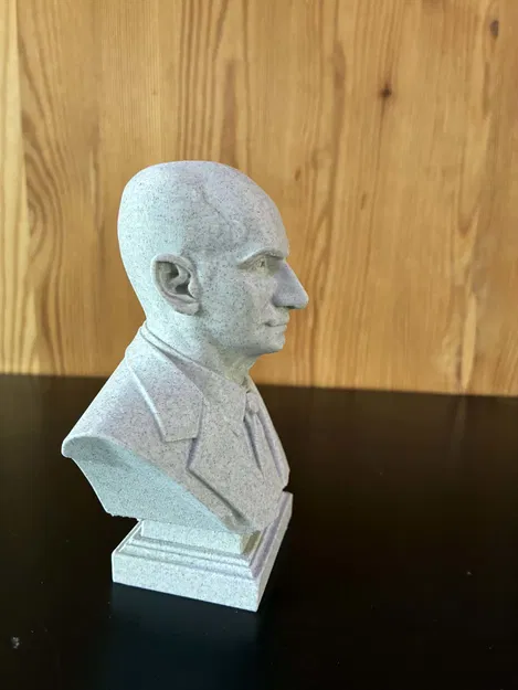 Tượng bán thân Louis Germain David de Funès de Galarza - Image 5