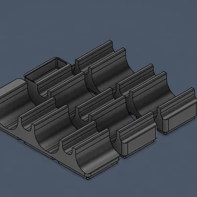 Khay Đựng Tua Vít Chuẩn Gridfinity 1x3 Đa Năng Cho Bàn Làm Việc