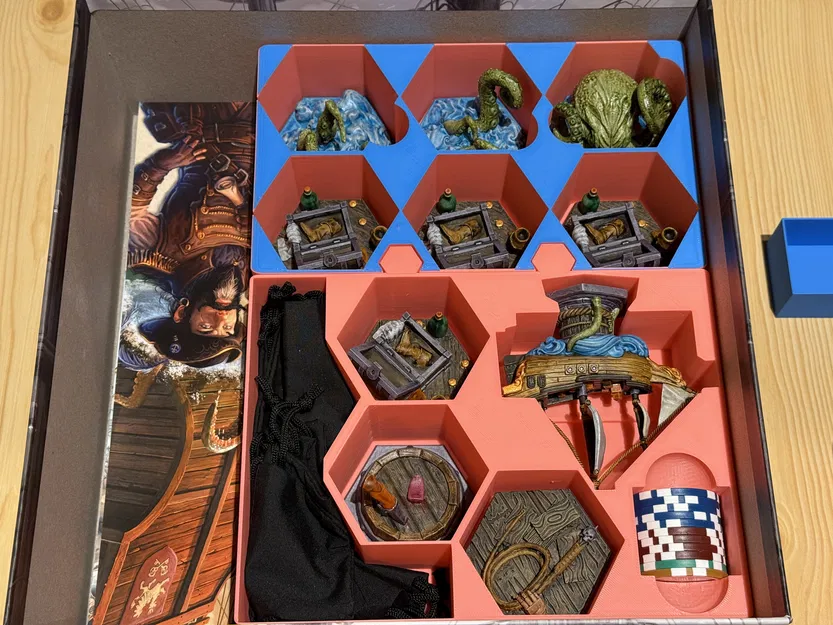 Khay đựng Deluxe cho bộ game Feed the Kraken - Image 1