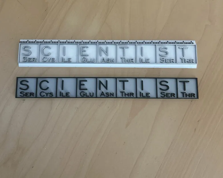 Thước kẻ khoa học Scientist Ruler dành cho dân sinh học phân tử - Image 1