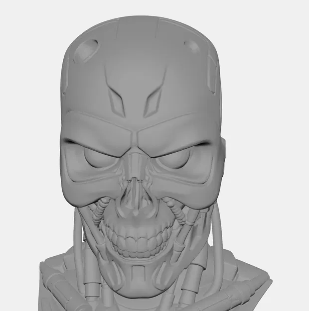 T‑800 Endo Skull bust - Mô hình đầu lâu Kẻ Hủy Diệt - Image 6