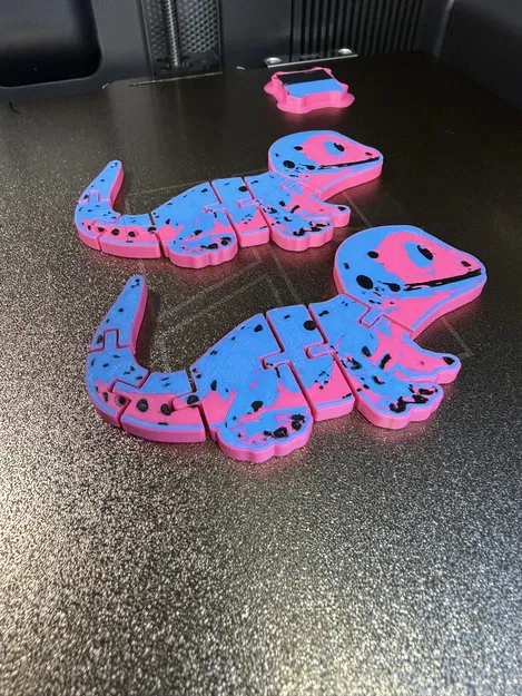 Mô hình tắc kè Flexi toy gecko linh hoạt in 3D siêu đáng yêu - Image 3