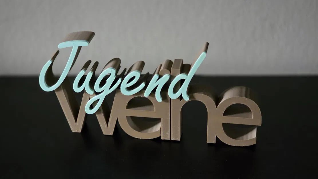 Chữ trang trí Jugendweihe hai tầng – Thiết kế hiện đại - Image 3