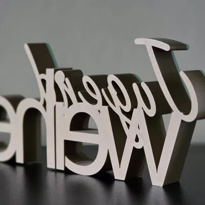 Chữ trang trí Jugendweihe hai tầng – Thiết kế hiện đại