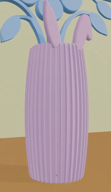 Bình cắm hoa tối giản hình tai thỏ - Image 5