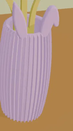 Bình cắm hoa tối giản hình tai thỏ - Image 6