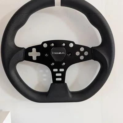 Giá treo tường cho vô lăng Moza R3 ES - Giải pháp gọn gàng cho Sim Racing
