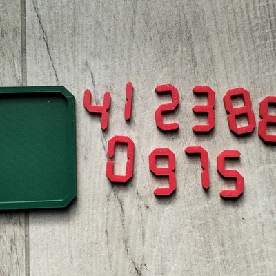 Bộ xếp hình con số 3D (Number Puzzle) phiên bản bỏ túi độc đáo