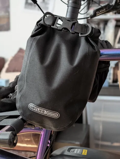 Ngàm gắn túi Ortlieb Outer-Pocket cho ống lái xe Omnium - Image 1