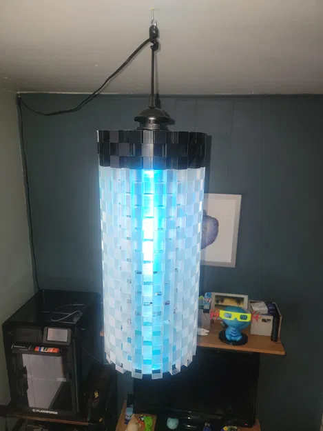 Ngàm giữ chụp đèn 3D V2 - Tùy chỉnh khoảng cách bóng đèn - Image 1