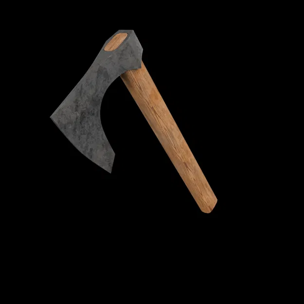 Rìu Trung Cổ (Medieval Axe) - Phụ kiện Cosplay - Image 3