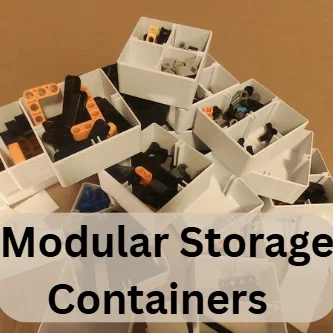 Hộp Đựng LEGO và Linh Kiện Mini Dạng Module Có Tùy Chọn Ngăn Chia | Không Cần Support