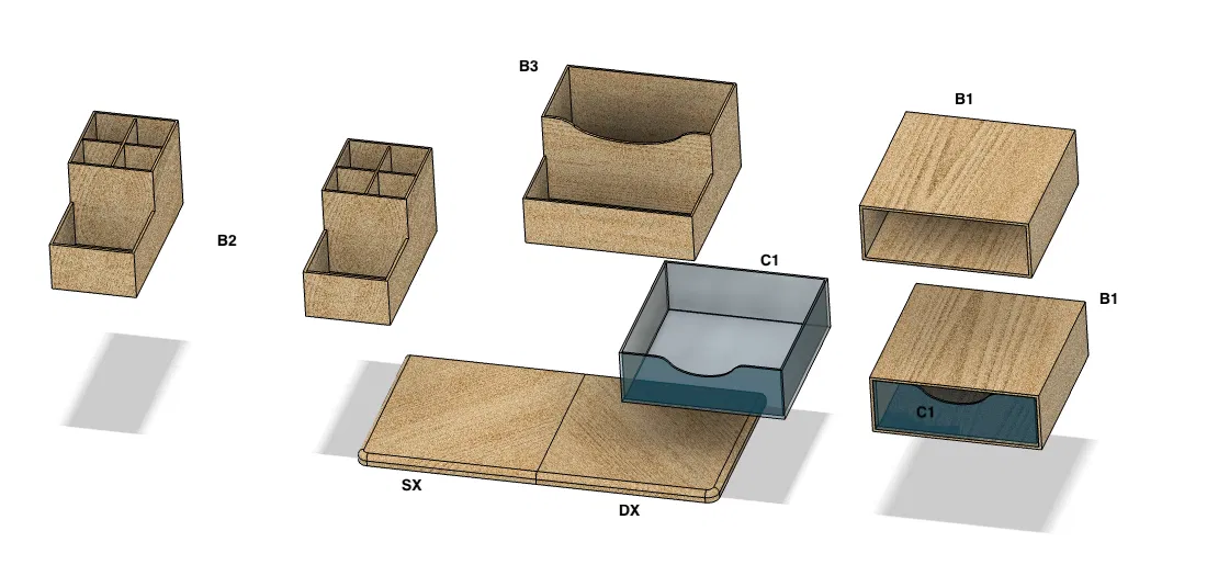 Khay đựng đồ đa năng Organizer GT546 cho bàn làm việc ngăn nắp - Image 4