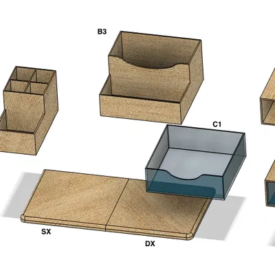 Khay đựng đồ đa năng Organizer GT546 cho bàn làm việc ngăn nắp