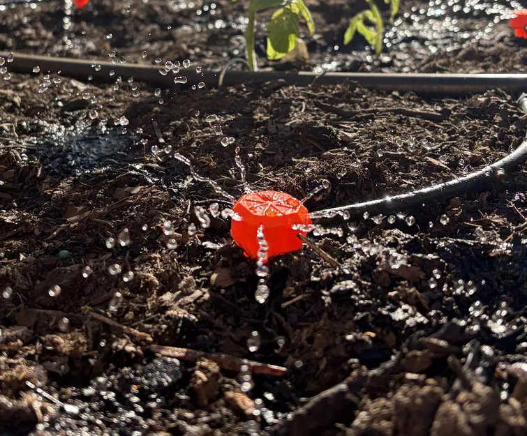 Đầu phun tưới cây đơn giản, bền bỉ | Thiết kế cọc cắm ống 1/4 inch - Image 2