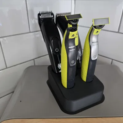 Kệ để dao cạo râu Philips OneBlade và máy tỉa râu 3D