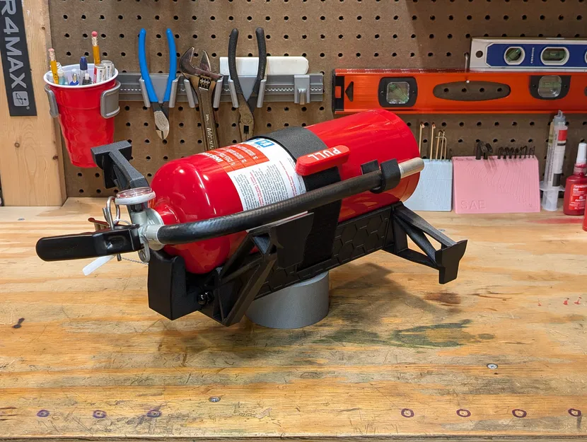 Giá đỡ bình chữa cháy FITS dưới ghế xe Ford Maverick - Image 2