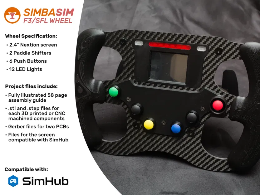 Vô lăng F3/SFL dành cho Sim Racing - Image 1