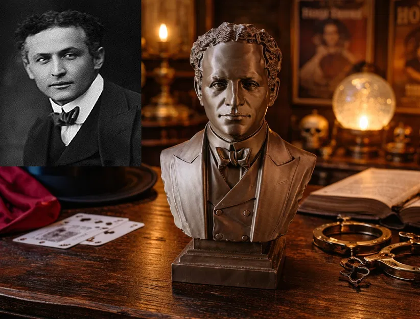 Tượng bán thân Harry Houdini (Ehrich Weisz) - Image 1