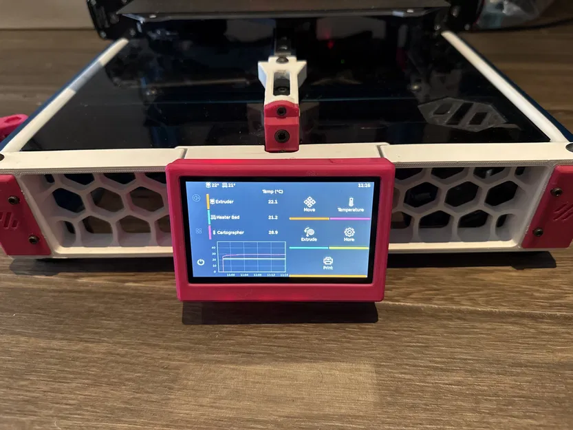 Ngàm gắn màn hình BTT Pi TFT43 V2.1 cho máy in 3D Voron Switchwire - Image 1