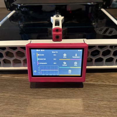 Ngàm gắn màn hình BTT Pi TFT43 V2.1 cho máy in 3D Voron Switchwire