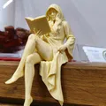Mô hình trang trí The BookBabe - Cô gái đọc sách in 3D - Thumbnail 5