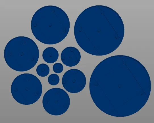 Bộ đế mô hình 3D cho Warhammer (25mm - 160mm) - Image 2