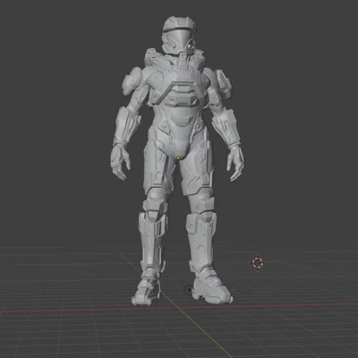 Mô hình 3D Spartan Recruit Halo 4 - Sưu tầm cho fan game