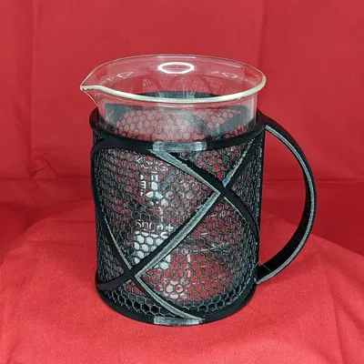 Tay cầm cốc thí nghiệm Beaker (Mug Handle) - Thiết kế 3D in không cần support